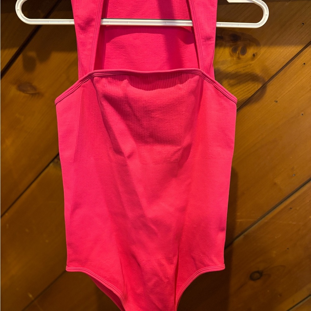 Vibrant Pink One-Piece Bodysuit